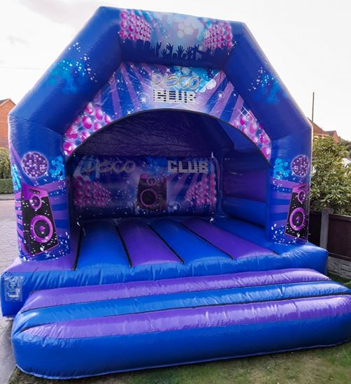 Worksop Bouncy Castle Hire. Disco bouncy castle worksop